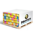 Half Size Non-Adhesive Note Cube  (3 3/8"x3 3/8"x1 3/4")